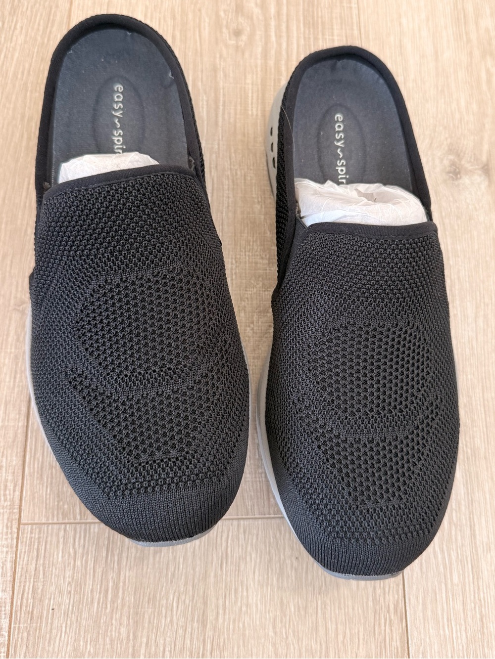 Easy Spirit Takeknit2 Mesh Slip-On Mule sneakers with Gray Sole. NWT 8.5 X-wide - Picture 4 of 9